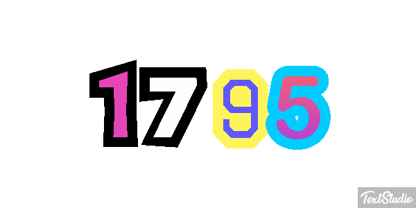 1795 Texteffekt