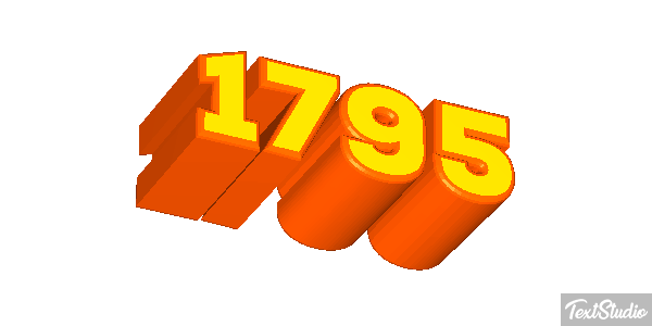 1795 Texteffekt