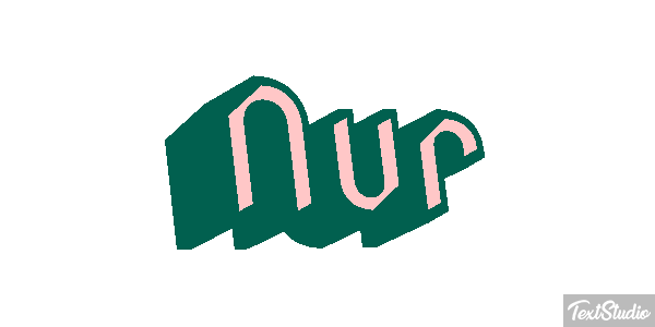 Nur Текстовый эффект