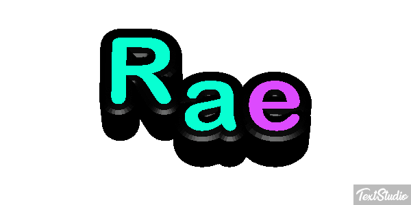 Rae テキスト効果