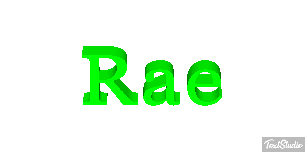 Rae テキスト効果