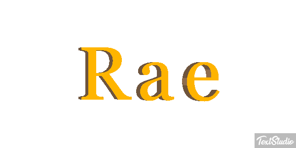 Rae テキスト効果