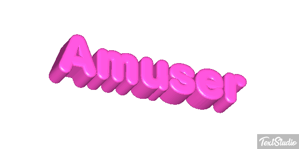 Amuser Texteffekt