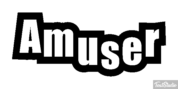 Amuser Texteffekt