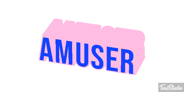 Amuser Texteffekt