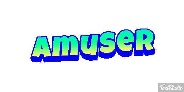 Amuser Texteffekt
