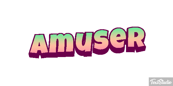 Amuser Texteffekt