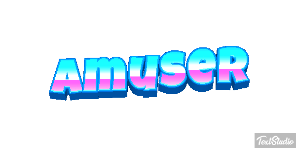 Amuser Texteffekt