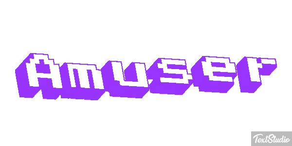 Amuser Texteffekt