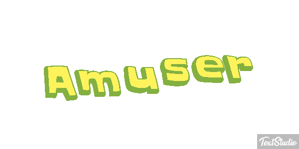 Amuser Texteffekt
