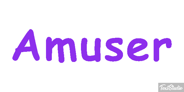 Amuser Texteffekt