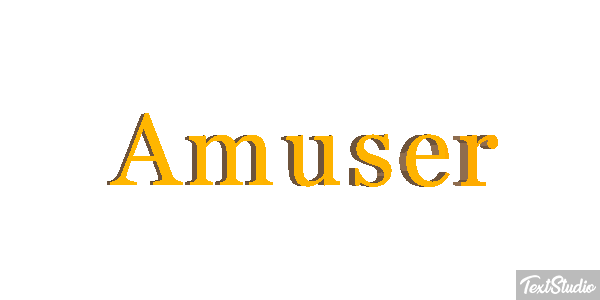 Amuser Texteffekt