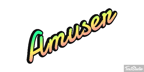 Amuser Texteffekt