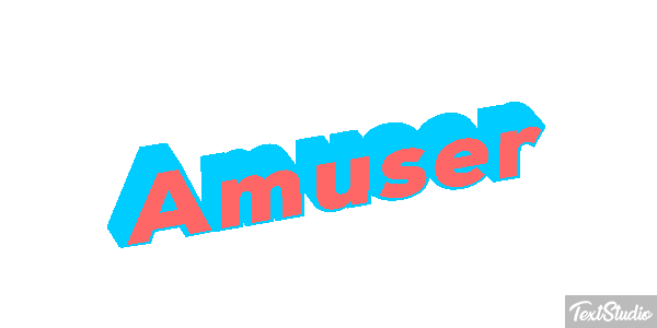 Amuser Texteffekt