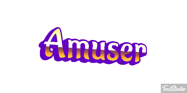 Amuser Texteffekt