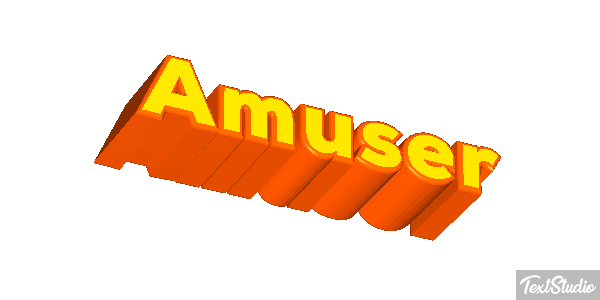 Amuser Texteffekt