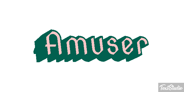 Amuser Texteffekt
