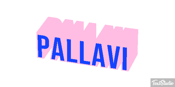 Pallavi Text effect