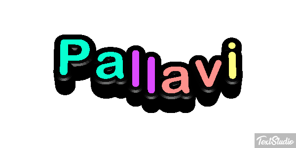 Pallavi Text effect