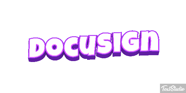 DocuSign Metin efekti