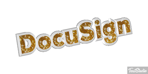 DocuSign Metin efekti
