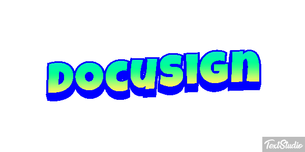 DocuSign Metin efekti