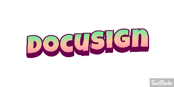 DocuSign Metin efekti