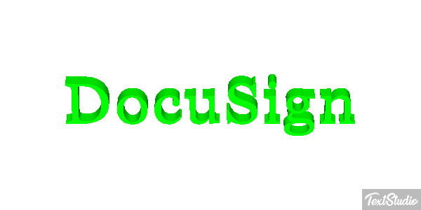 DocuSign Metin efekti