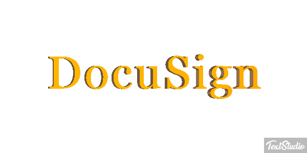 DocuSign Metin efekti