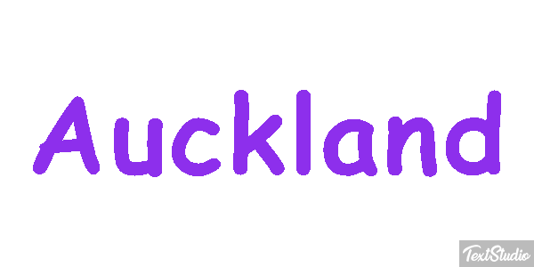 Auckland Efekt tekstowy