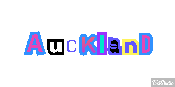 Auckland Efekt tekstowy