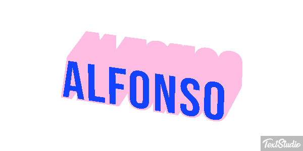 Alfonso Text effect