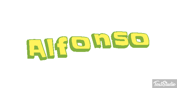 Alfonso Text effect
