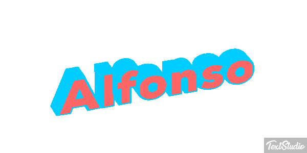 Alfonso Text effect