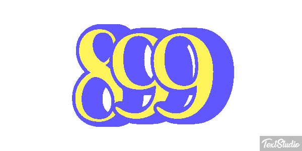 899 Metin efekti