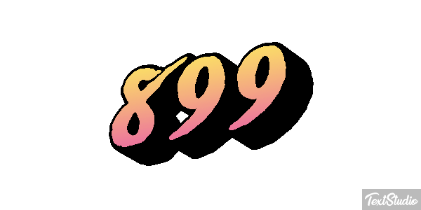 899 Metin efekti