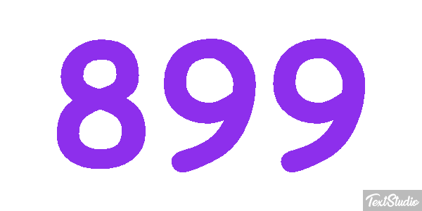 899 Metin efekti