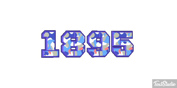 1895 Text effect