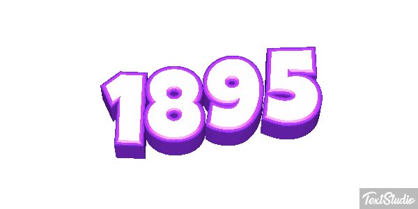 1895 Text effect