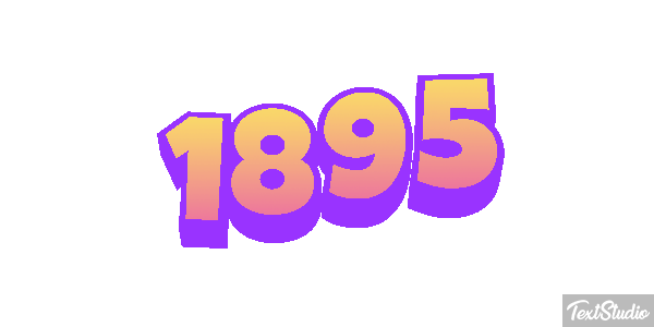 1895 Text effect