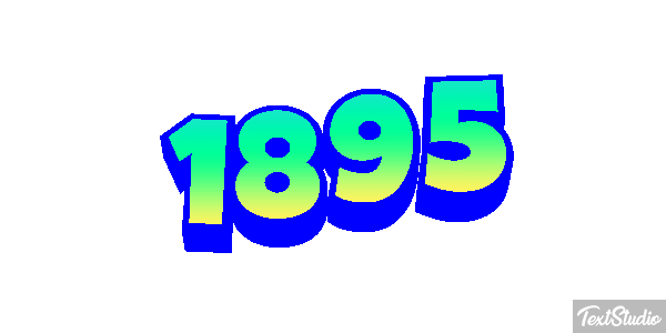 1895 Text effect