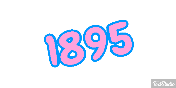 1895 Text effect