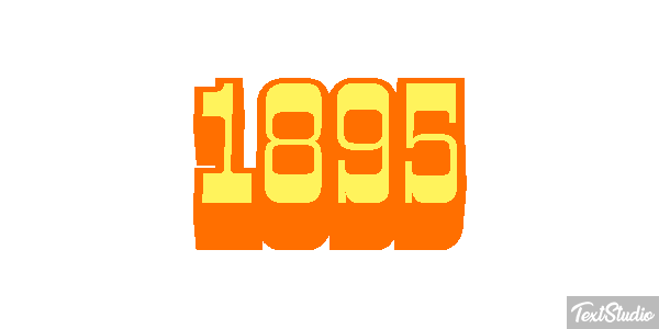 1895 Text effect