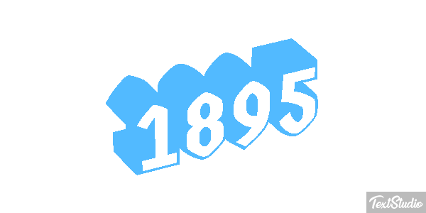 1895 Text effect