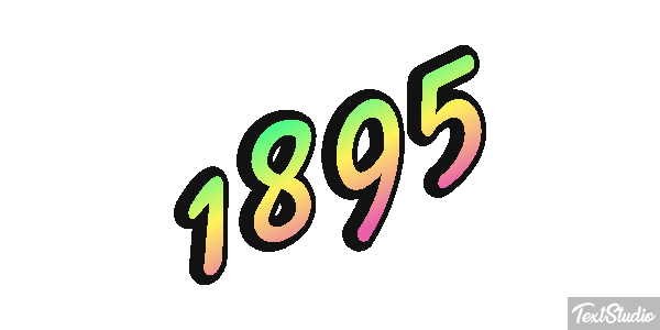 1895 Text effect