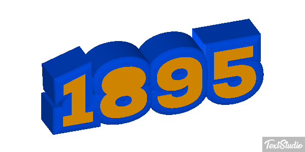 1895 Text effect