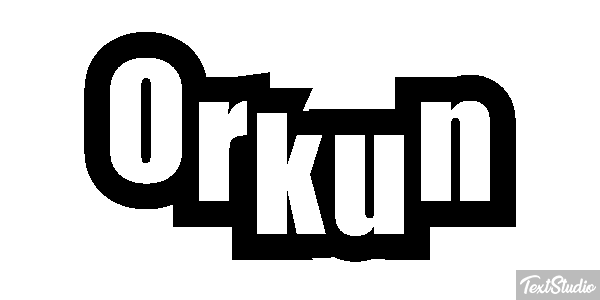 Orkun Tekst effect