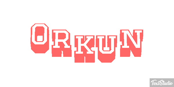 Orkun Tekst effect