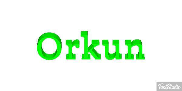 Orkun Tekst effect
