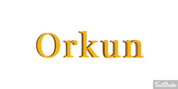 Orkun Tekst effect